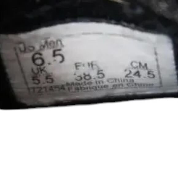 Vans Shoes Mens 6.5 Sneakers Rowley Pro Skate Black Leather Wafflecup Ultracush - Picture 13 of 16